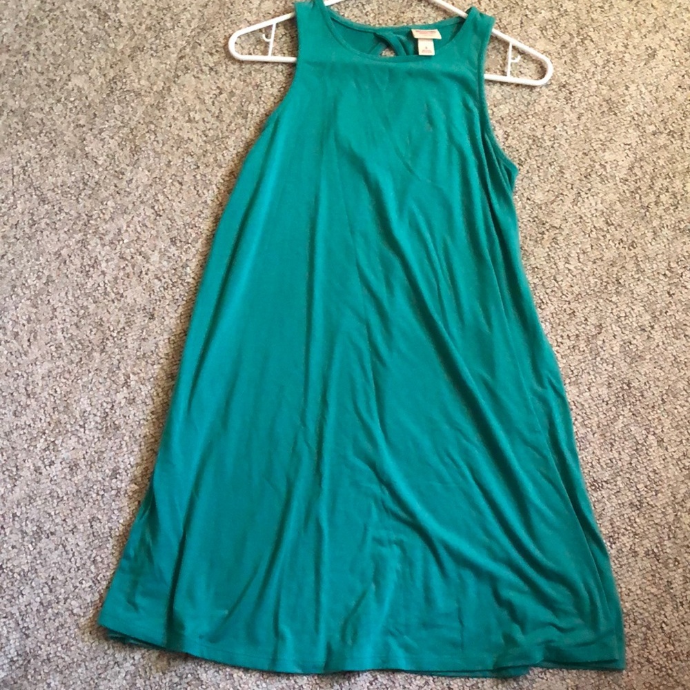 Greenish tealish Shirt dress